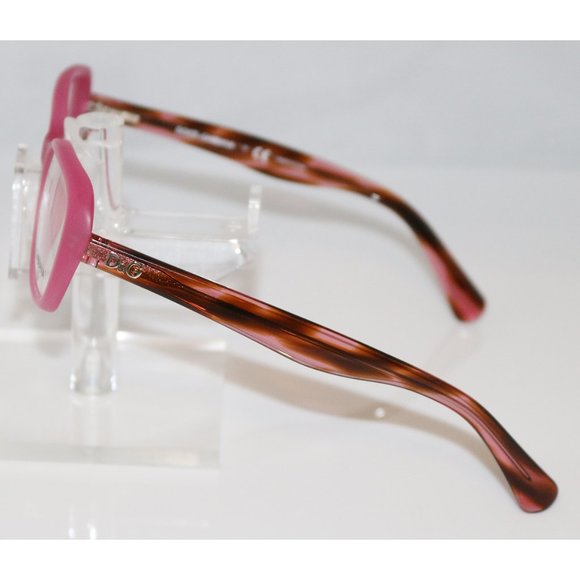 Dolce & Gabbana Matte Pink Eyeglasses - Picture 3 of 3